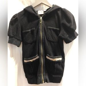 JUICY COUTURE SHORT SLEEVE HOODIE